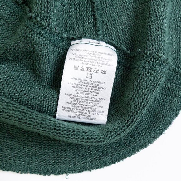 Free People Shadows Hacci Twist Back Top Green Small - Picture 10 of 11